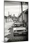 Cuba Fuerte Collection B&W - Lada Taxi in Trinidad III-Philippe Hugonnard-Mounted Photographic Print