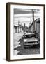 Cuba Fuerte Collection B&W - Lada Taxi in Trinidad IV-Philippe Hugonnard-Framed Photographic Print