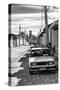 Cuba Fuerte Collection B&W - Lada Taxi in Trinidad IV-Philippe Hugonnard-Stretched Canvas