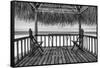 Cuba Fuerte Collection B&W - Ocean View II-Philippe Hugonnard-Framed Stretched Canvas