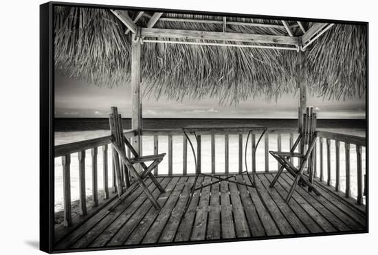 Cuba Fuerte Collection B&W - Ocean View-Philippe Hugonnard-Framed Stretched Canvas