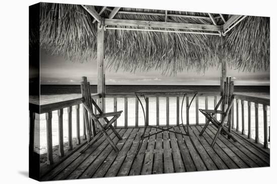 Cuba Fuerte Collection B&W - Ocean View-Philippe Hugonnard-Stretched Canvas