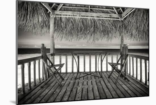 Cuba Fuerte Collection B&W - Ocean View-Philippe Hugonnard-Mounted Photographic Print