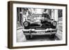 Cuba Fuerte Collection B&W - Old American Taxi Car II-Philippe Hugonnard-Framed Photographic Print
