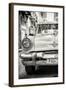 Cuba Fuerte Collection B&W - Old American Taxi Car III-Philippe Hugonnard-Framed Photographic Print