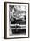 Cuba Fuerte Collection B&W - Old American Taxi Car IV-Philippe Hugonnard-Framed Photographic Print