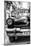 Cuba Fuerte Collection B&W - Old American Taxi Car IV-Philippe Hugonnard-Mounted Photographic Print