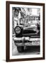 Cuba Fuerte Collection B&W - Old American Taxi Car IV-Philippe Hugonnard-Framed Photographic Print