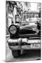 Cuba Fuerte Collection B&W - Old American Taxi Car IV-Philippe Hugonnard-Mounted Photographic Print