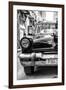 Cuba Fuerte Collection B&W - Old American Taxi Car IV-Philippe Hugonnard-Framed Photographic Print