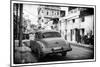 Cuba Fuerte Collection B&W - Old Car in the Streets of Havana III-Philippe Hugonnard-Mounted Photographic Print