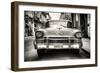 Cuba Fuerte Collection B&W - Old Chevrolet in Havana-Philippe Hugonnard-Framed Photographic Print