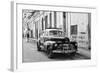 Cuba Fuerte Collection B&W - Old Chevy in Havana II-Philippe Hugonnard-Framed Photographic Print