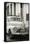 Cuba Fuerte Collection B&W - Old Chevy in Havana III-Philippe Hugonnard-Framed Stretched Canvas