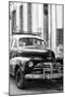 Cuba Fuerte Collection B&W - Old Chevy in Havana IV-Philippe Hugonnard-Mounted Photographic Print