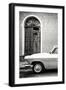 Cuba Fuerte Collection B&W - Old Classic Car in Santa Clara III-Philippe Hugonnard-Framed Photographic Print
