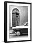 Cuba Fuerte Collection B&W - Old Classic Car in Santa Clara IV-Philippe Hugonnard-Framed Photographic Print