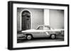 Cuba Fuerte Collection B&W - Old Classic Car in Santa Clara-Philippe Hugonnard-Framed Photographic Print