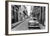 Cuba Fuerte Collection B&W - Old Ford Car in Havana-Philippe Hugonnard-Framed Photographic Print