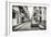 Cuba Fuerte Collection B&W - Old Havana Downtown Street-Philippe Hugonnard-Framed Photographic Print