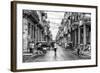 Cuba Fuerte Collection B&W - Old Havana Street II-Philippe Hugonnard-Framed Photographic Print