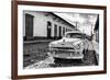 Cuba Fuerte Collection B&W - Plymouth Classic Car II-Philippe Hugonnard-Framed Photographic Print