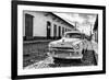 Cuba Fuerte Collection B&W - Plymouth Classic Car II-Philippe Hugonnard-Framed Photographic Print