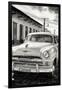 Cuba Fuerte Collection B&W - Plymouth Classic Car III-Philippe Hugonnard-Framed Photographic Print