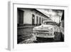 Cuba Fuerte Collection B&W - Plymouth Classic Car-Philippe Hugonnard-Framed Photographic Print