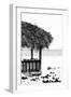 Cuba Fuerte Collection B&W - Quiet Beach II-Philippe Hugonnard-Framed Photographic Print