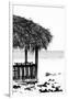 Cuba Fuerte Collection B&W - Quiet Beach II-Philippe Hugonnard-Framed Photographic Print