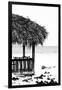 Cuba Fuerte Collection B&W - Quiet Beach II-Philippe Hugonnard-Framed Photographic Print