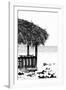 Cuba Fuerte Collection B&W - Quiet Beach II-Philippe Hugonnard-Framed Photographic Print