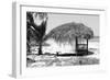 Cuba Fuerte Collection B&W - Quiet Beach III-Philippe Hugonnard-Framed Photographic Print