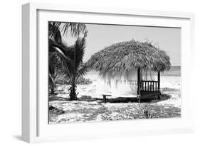 Cuba Fuerte Collection B&W - Quiet Beach III-Philippe Hugonnard-Framed Photographic Print