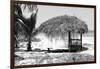 Cuba Fuerte Collection B&W - Quiet Beach III-Philippe Hugonnard-Framed Photographic Print