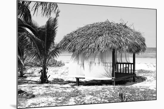 Cuba Fuerte Collection B&W - Quiet Beach III-Philippe Hugonnard-Mounted Photographic Print