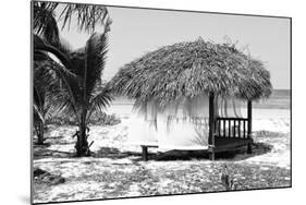 Cuba Fuerte Collection B&W - Quiet Beach III-Philippe Hugonnard-Mounted Photographic Print