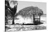 Cuba Fuerte Collection B&W - Quiet Beach III-Philippe Hugonnard-Stretched Canvas