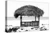 Cuba Fuerte Collection B&W - Quiet Beach-Philippe Hugonnard-Stretched Canvas