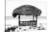 Cuba Fuerte Collection B&W - Quiet Beach-Philippe Hugonnard-Stretched Canvas