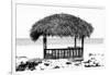 Cuba Fuerte Collection B&W - Quiet Beach-Philippe Hugonnard-Framed Photographic Print