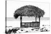 Cuba Fuerte Collection B&W - Quiet Beach-Philippe Hugonnard-Stretched Canvas