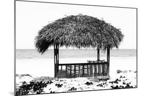 Cuba Fuerte Collection B&W - Quiet Beach-Philippe Hugonnard-Mounted Photographic Print