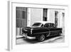 Cuba Fuerte Collection B&W - Retro Taxi II-Philippe Hugonnard-Framed Photographic Print