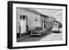 Cuba Fuerte Collection B&W - Sancti Spiritus Street Scene II-Philippe Hugonnard-Framed Photographic Print