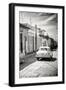Cuba Fuerte Collection B&W - Sancti Spiritus Street Scene III-Philippe Hugonnard-Framed Photographic Print