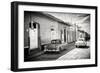 Cuba Fuerte Collection B&W - Sancti Spiritus Street Scene-Philippe Hugonnard-Framed Photographic Print