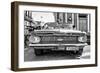 Cuba Fuerte Collection B&W - Taxi Chevrolet-Philippe Hugonnard-Framed Photographic Print