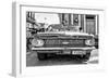 Cuba Fuerte Collection B&W - Taxi Chevrolet-Philippe Hugonnard-Framed Photographic Print